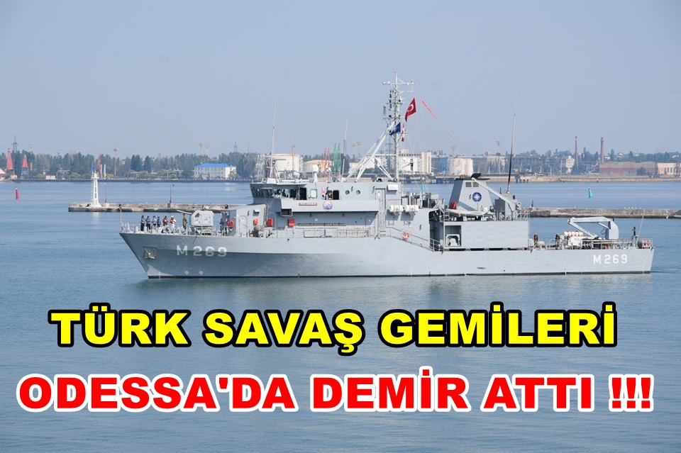 NATO gemileri Odessa limanında NATO gemileri Odessa limanında